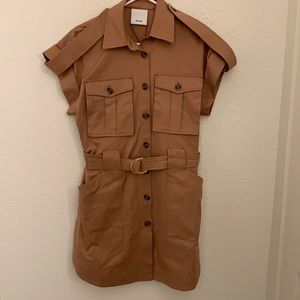 Acler Delton Shirt Dress Cork